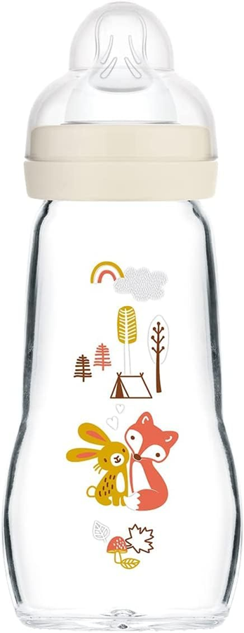 MAM Feel Good Glasflasche 260 ml 2 m+ Sauger 2
