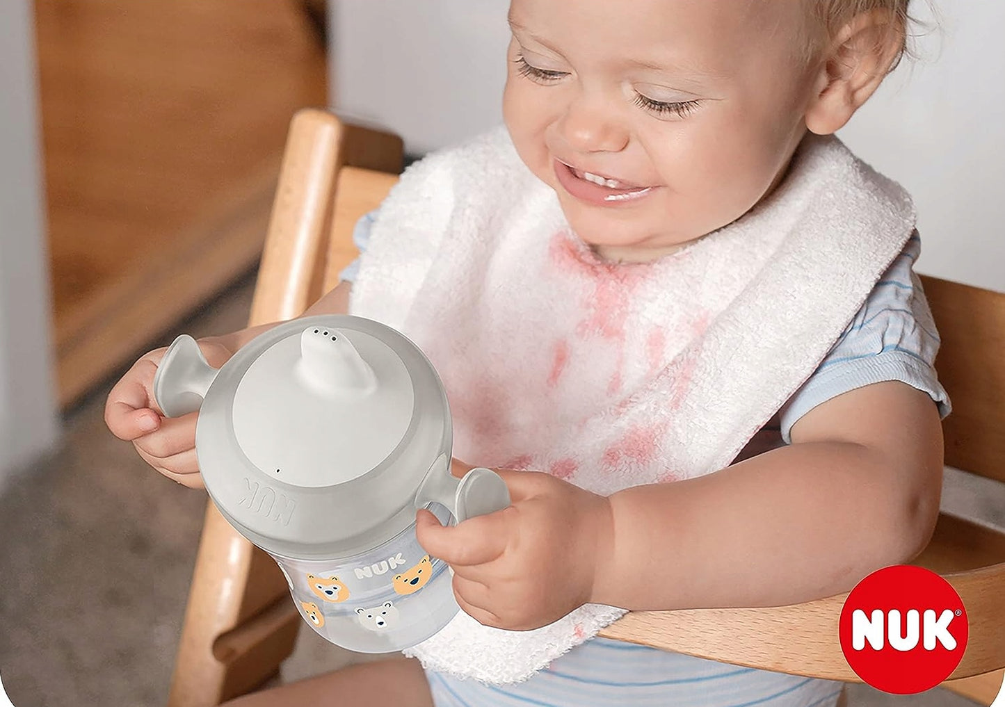 NUK Trainer Cup KUBEK NIEKAPEK ośmiornica 6 m+ 230 ml