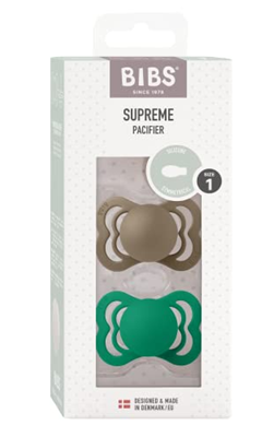 BIBS SUPREME συμμετρικές πιπίλες σιλικόνης 0–6 μηνών – φωτογραφία προϊόντος 2