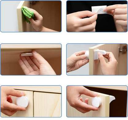 ADORICcabinet and drawer protectionset of 6 piecescolour whiteNew conditionDamaged packaging or replacement