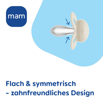 MAM Original Start smoczki uspokajające Day&Night 0-2m x4 ŚWIECĄCE