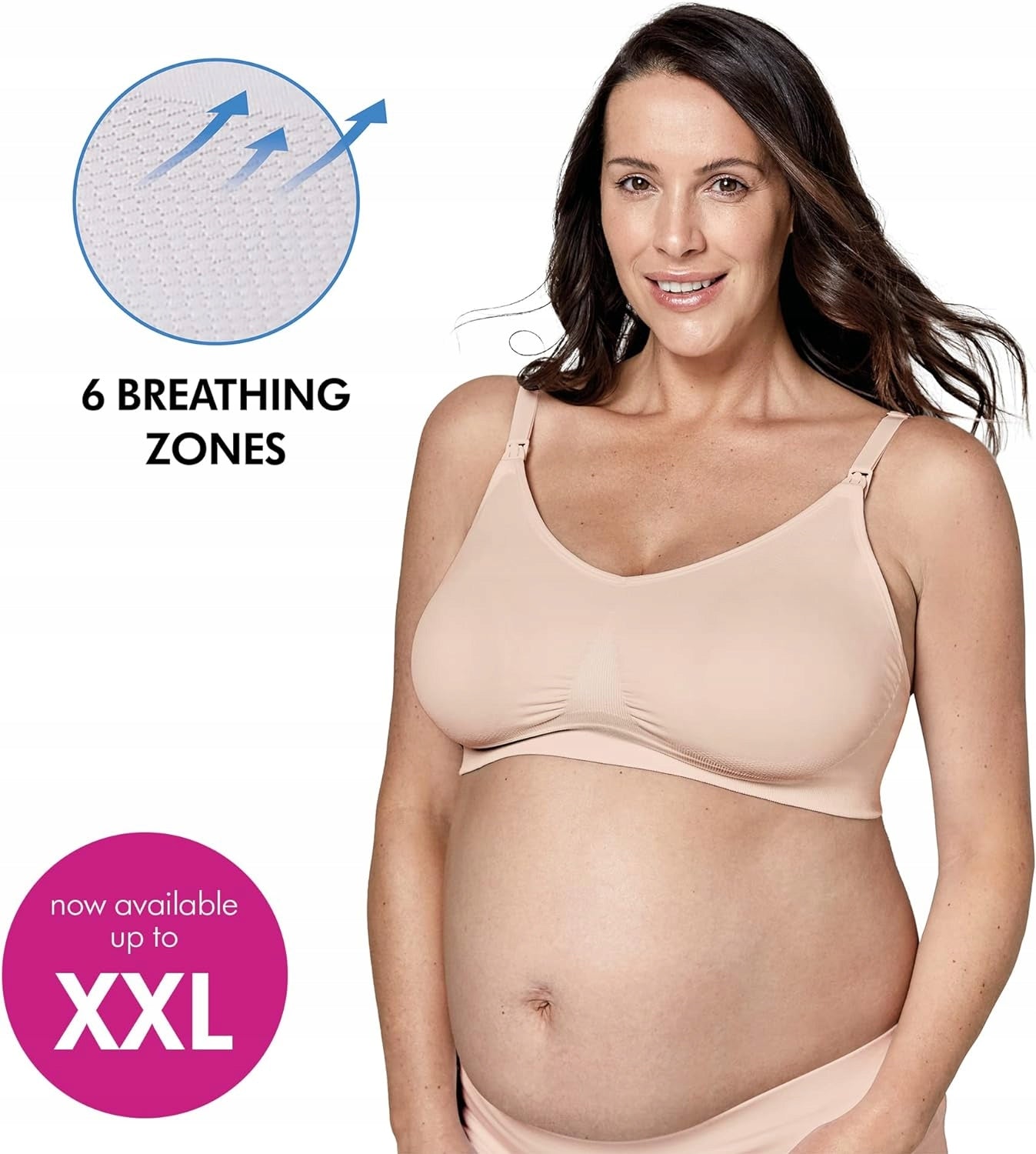 MEDELA KEEP COOL ULTRA biustonosz do karmienia bezszwowy L