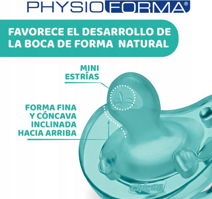 CHICCO PhysioForma SOFT smoczek x2 6-16m