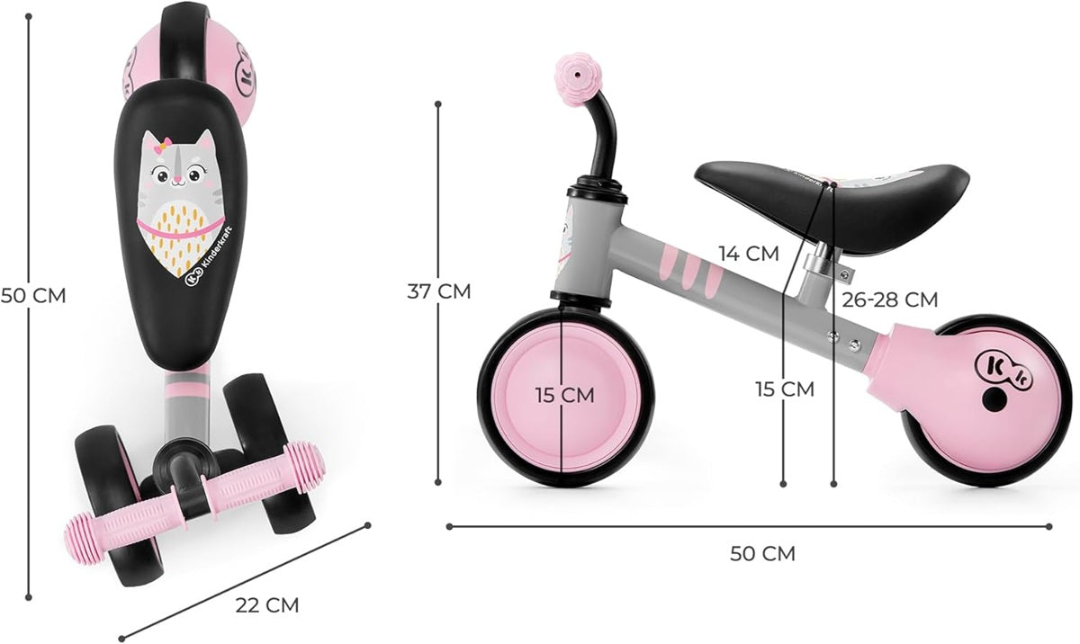 KINDERKRAFT Cutie mini ισορροπιστικό ποδήλατο έως 25 κιλά