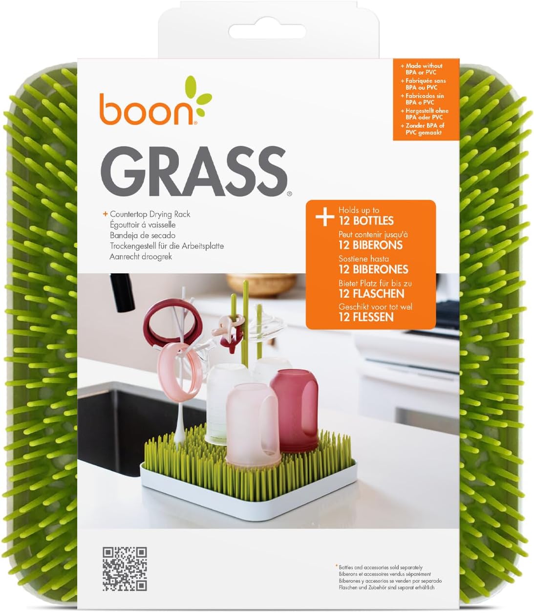 Uscător BOON GRASS pentru biberoane și accesorii