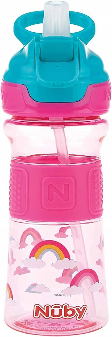 NUBY Flip-it Cup ποτήρι tritanowy που δεν χύνεται 3 λ+ 360 ml