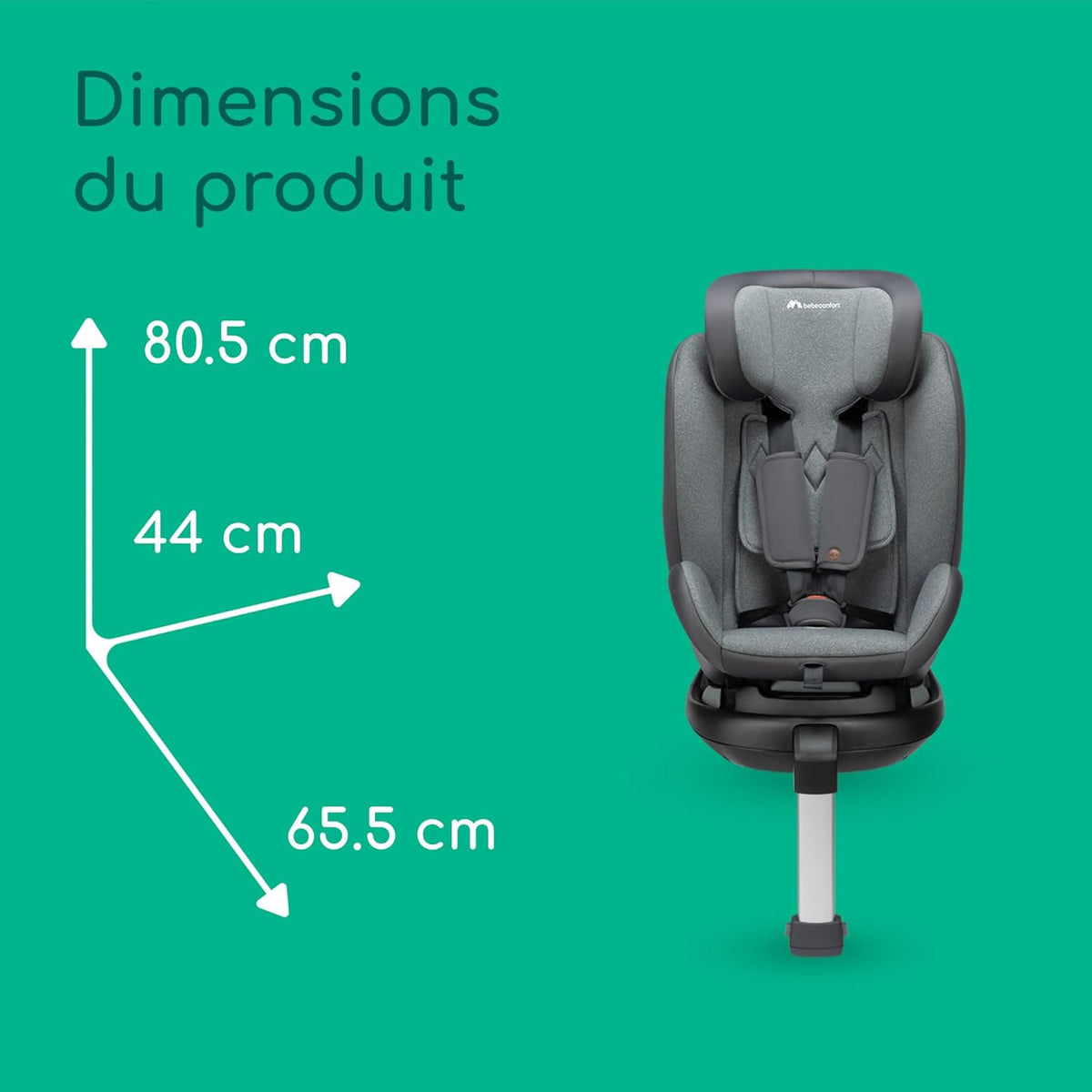 BEBECONFORT EVOLVEFIX PLUS I-SIZE κάθισμα αυτοκινήτου 0-36μ 360° με βάση ISOFIX