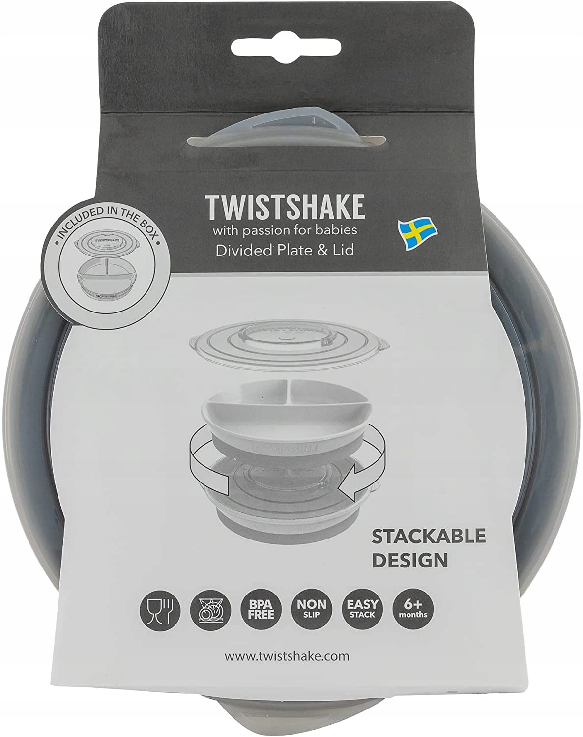 TWISTSHAKE mata CLICK MAT z talerzykiem 6msc+
