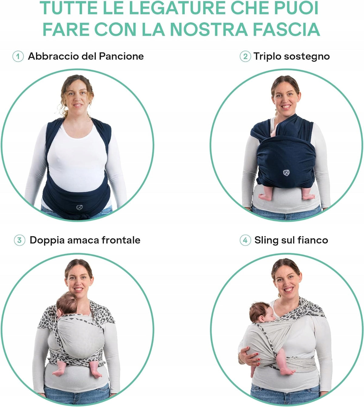 KOALA BABYCARE ελαστικό μάρσιπο μεταφοράς έως 15 κιλά