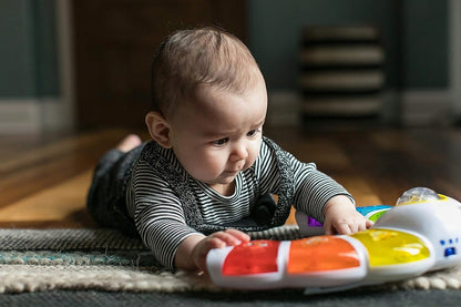 BABY EINSTEIN φωτεινό πάνελ με κουδουνίστρα, μελωδίες και λέξεις σε 3 γλώσσες