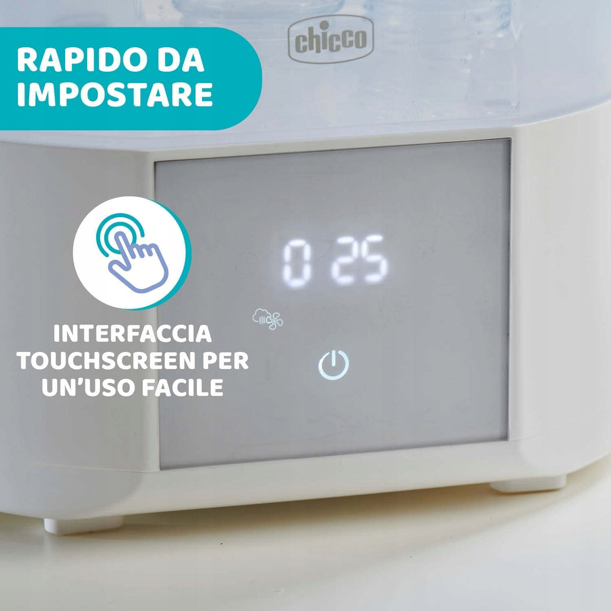 CHICCO Ατμοστείρωτης με Στεγνωτήρα All in One