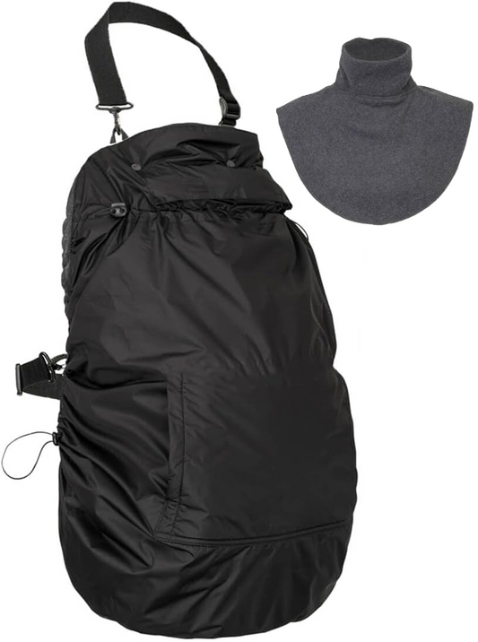 HOPPEDIZ housse pour porte-bébé + tour de cou