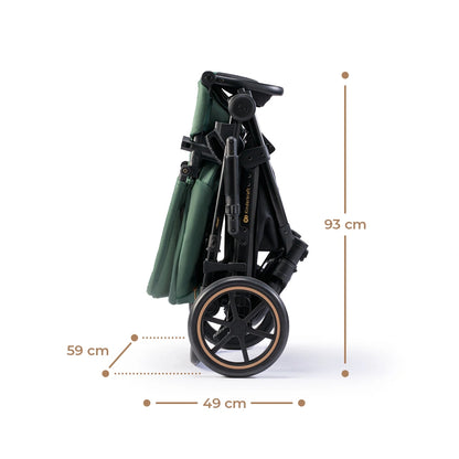 KINDERKRAFT PRIME2 PRO 3 σε 1 πολυλειτουργικό καρότσι έως 22kg + κάθισμα MINK PRO