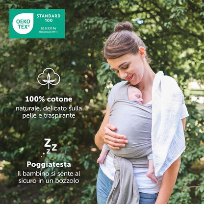 LALENI ελαστικό μάρσιπο για μωρά έως 15 kg