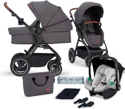 KINDERKRAFT B-TOUR 3 σε 1 πολυλειτουργικό καρότσι έως 22kg + κάθισμα MINK PRO