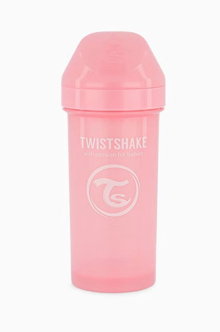 TWISTSHAKE Kid Cup Trinklernbecher mit Trinktülle und Mixer 360 ml 12 m+