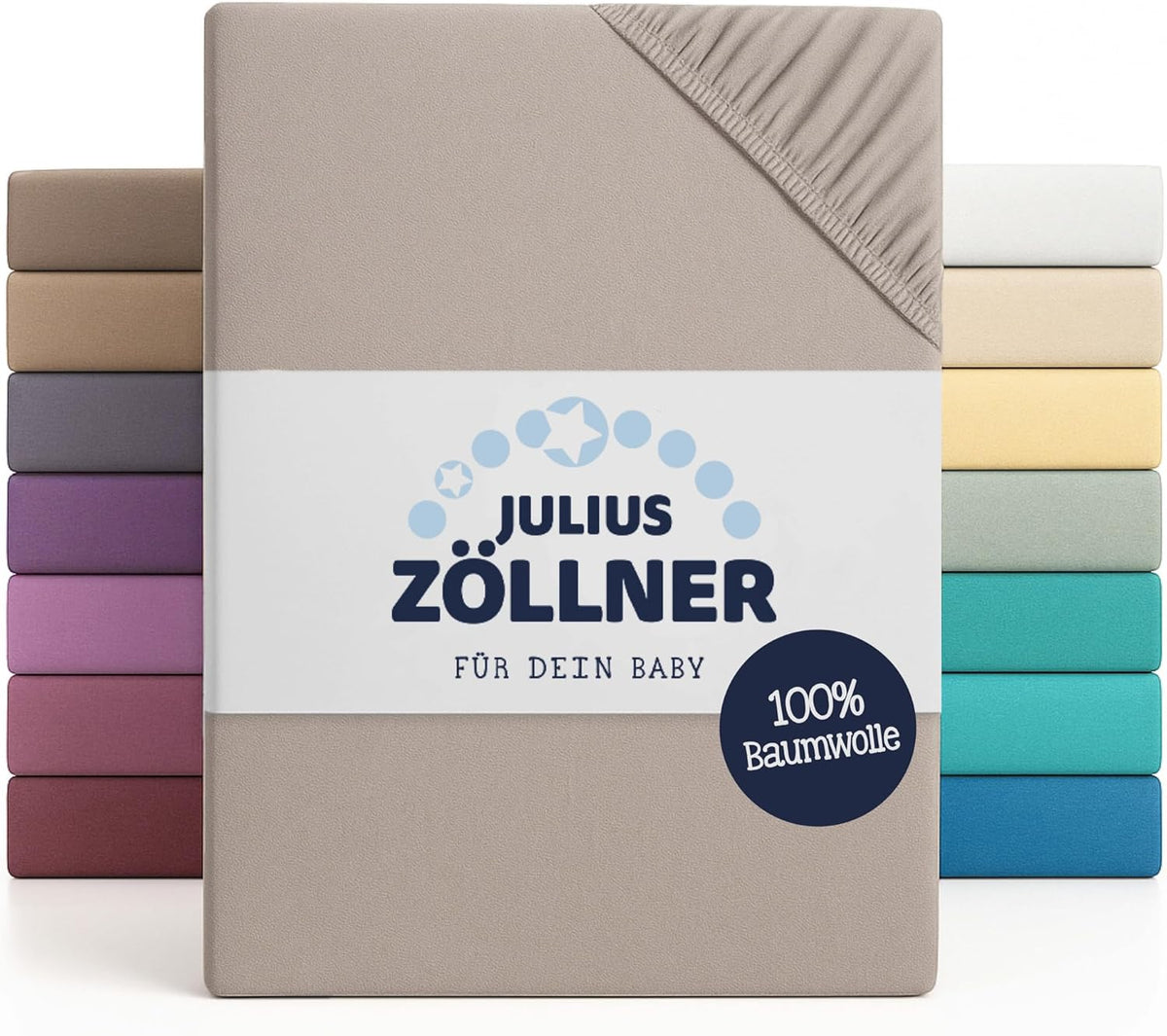 JULIUS ZOLLNER σεντόνι με λάστιχο 70 x 140 60 x 120 x 2