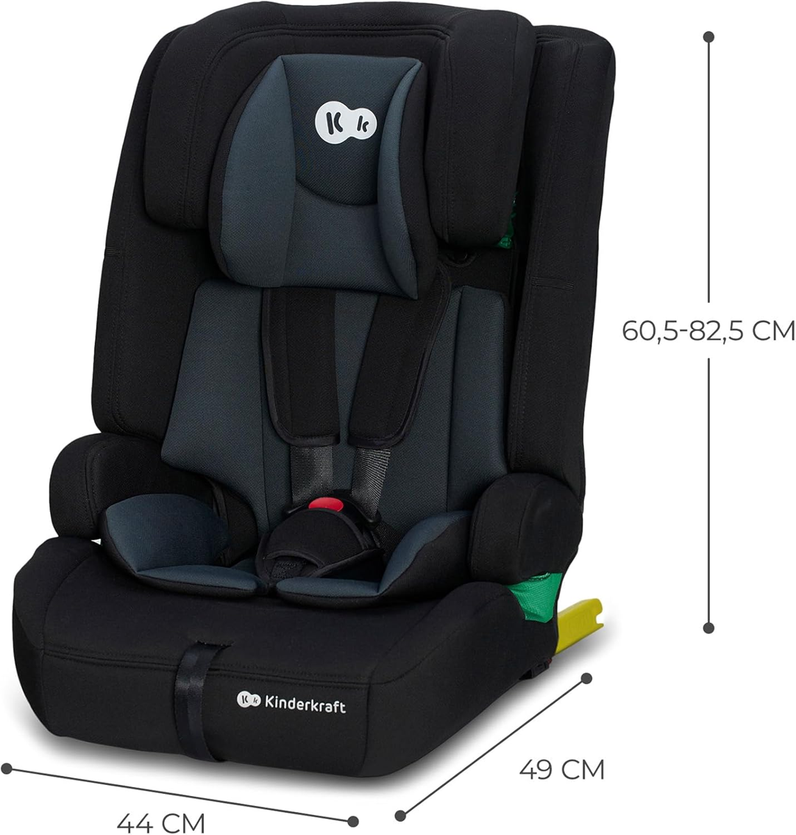 KINDERKRAFT SAFETY FIX 2 i-Size Κάθισμα Αυτοκινήτου 9–36 kg Ομάδα 1/2/3 ISOFIX