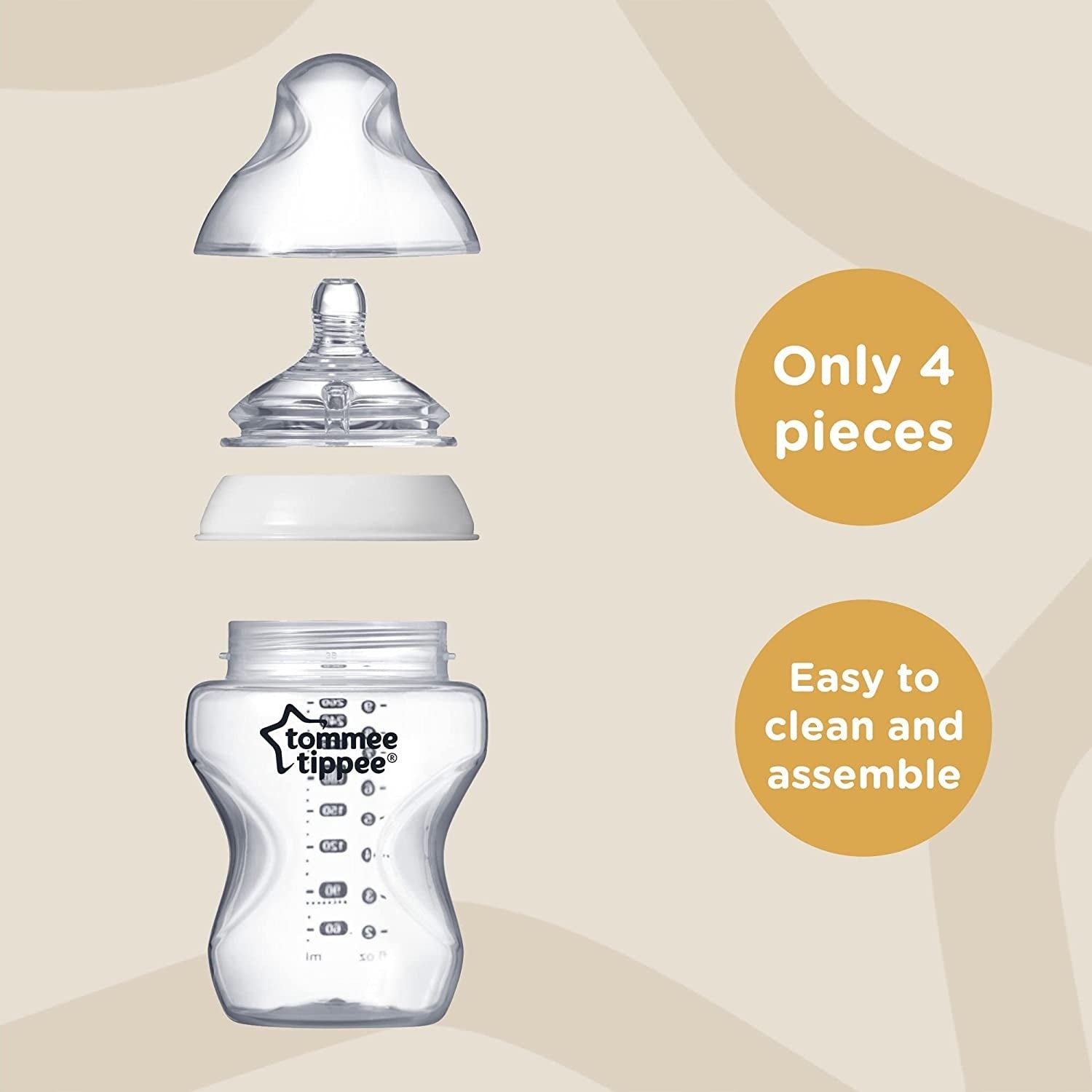 TOMMEE TIPPEE set de 6 biberoane de 260 ml ANTI-COLIC