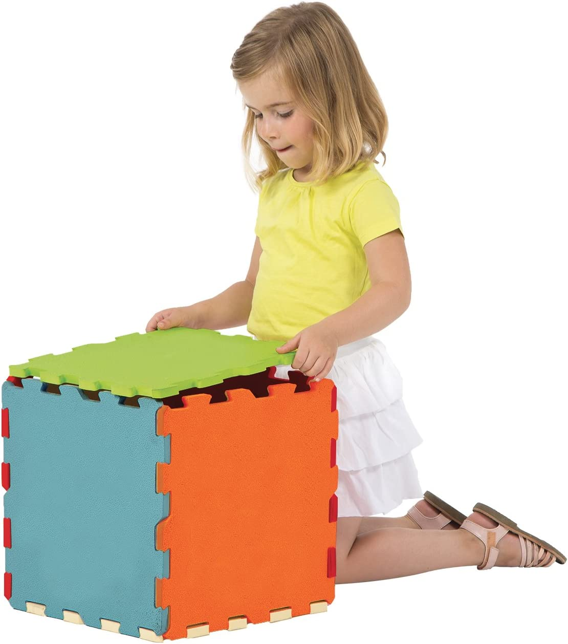 LUDI mata składana puzzle SENSORYCZNE 90x90