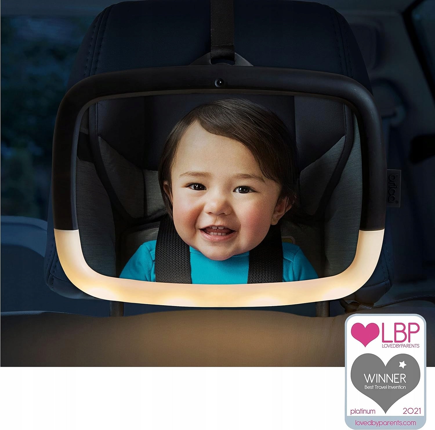 BRICA baby observation mirror LIGHT + REMOTE CONTROL