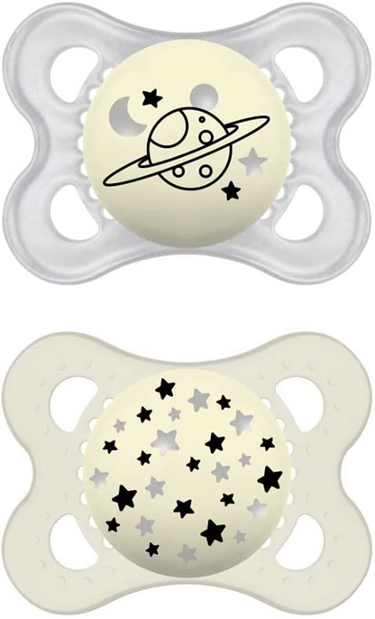 MAM ORIGINAL NIGHT πιπίλα x2 2-6m φωσφορίζουσα
