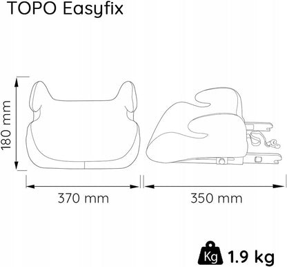 NANIA eASYFIX κάθισμα αυτοκινήτου booster group III / 22-36kg