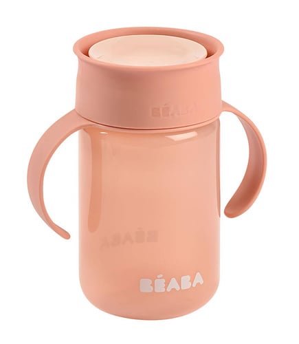 Béaba εκπαιδευτικό ποτηράκι 360 pink 340 ml 12m+