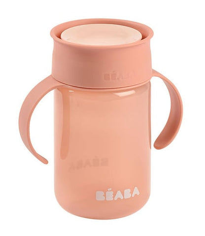 Béaba εκπαιδευτικό ποτηράκι 360 pink 340 ml 12m+