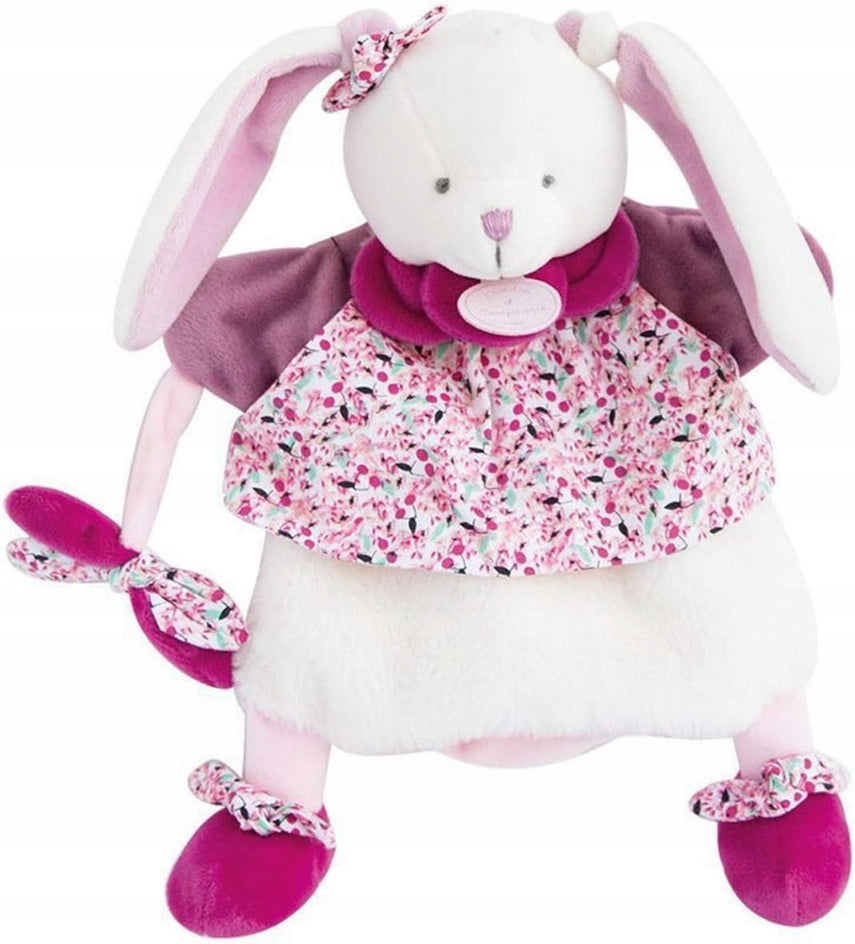 DOUDOU et COMPAGNE iepuraș de pluș de îmbrățișat KIRSCHE 28 cm
