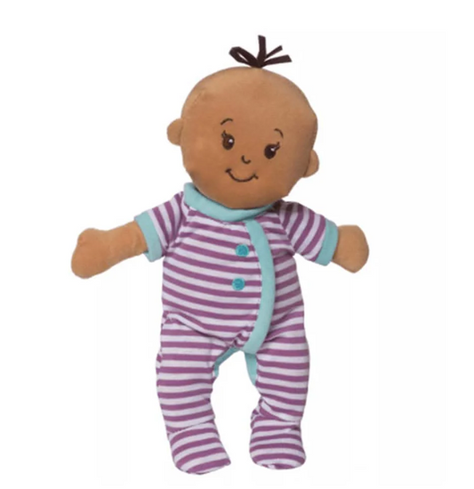 MANHATTAN TOYS Wee Baby Stella pluszowa lalka 27 cm + miś i butelka