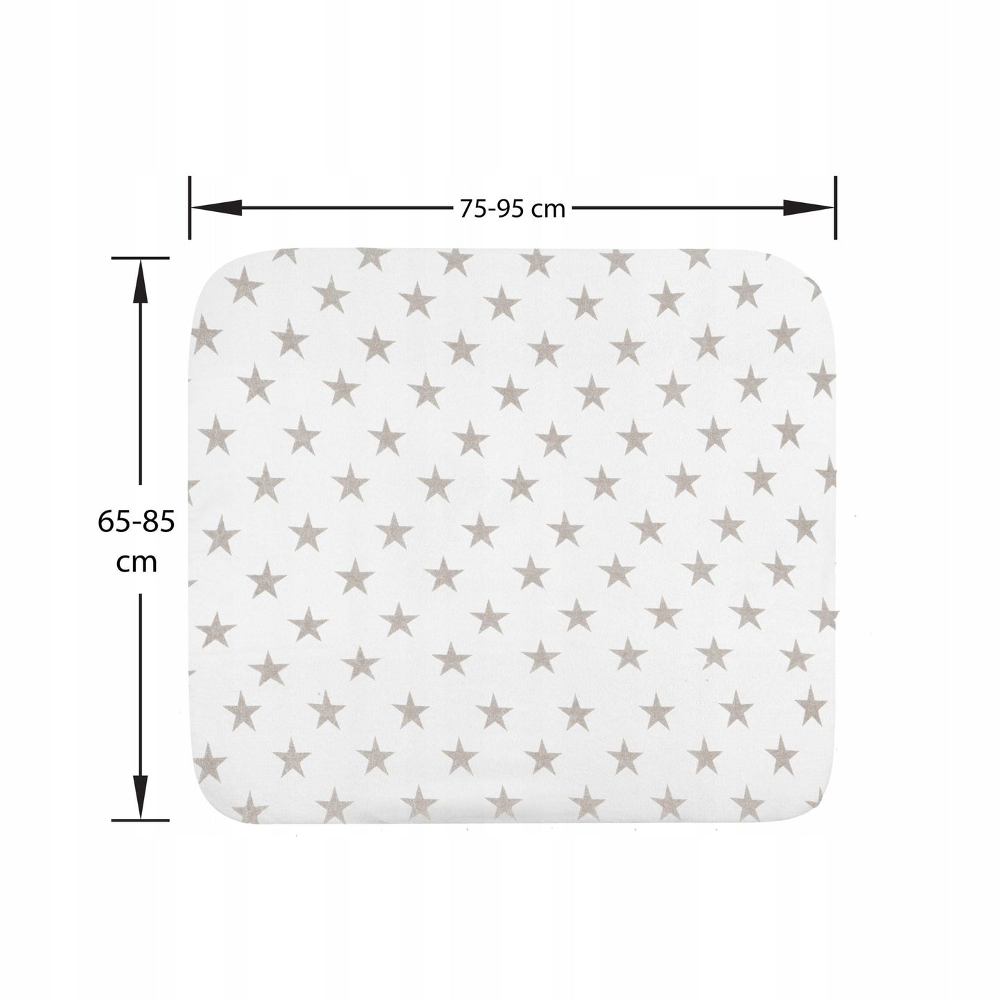 LILLY&BEN husă din frotir pentru masa de înfășat 50x70 x2