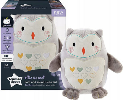 TOMMEE TIPPEE Κουκουβάγια Ollie ΧΑΔΕΥΤΟ ΠΑΙΧΝΙΔΙ ήχοι χωρίς φως