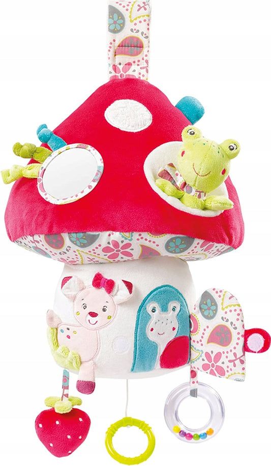 BabySun giostrina musicale a forma di fungo in peluche 40 cm