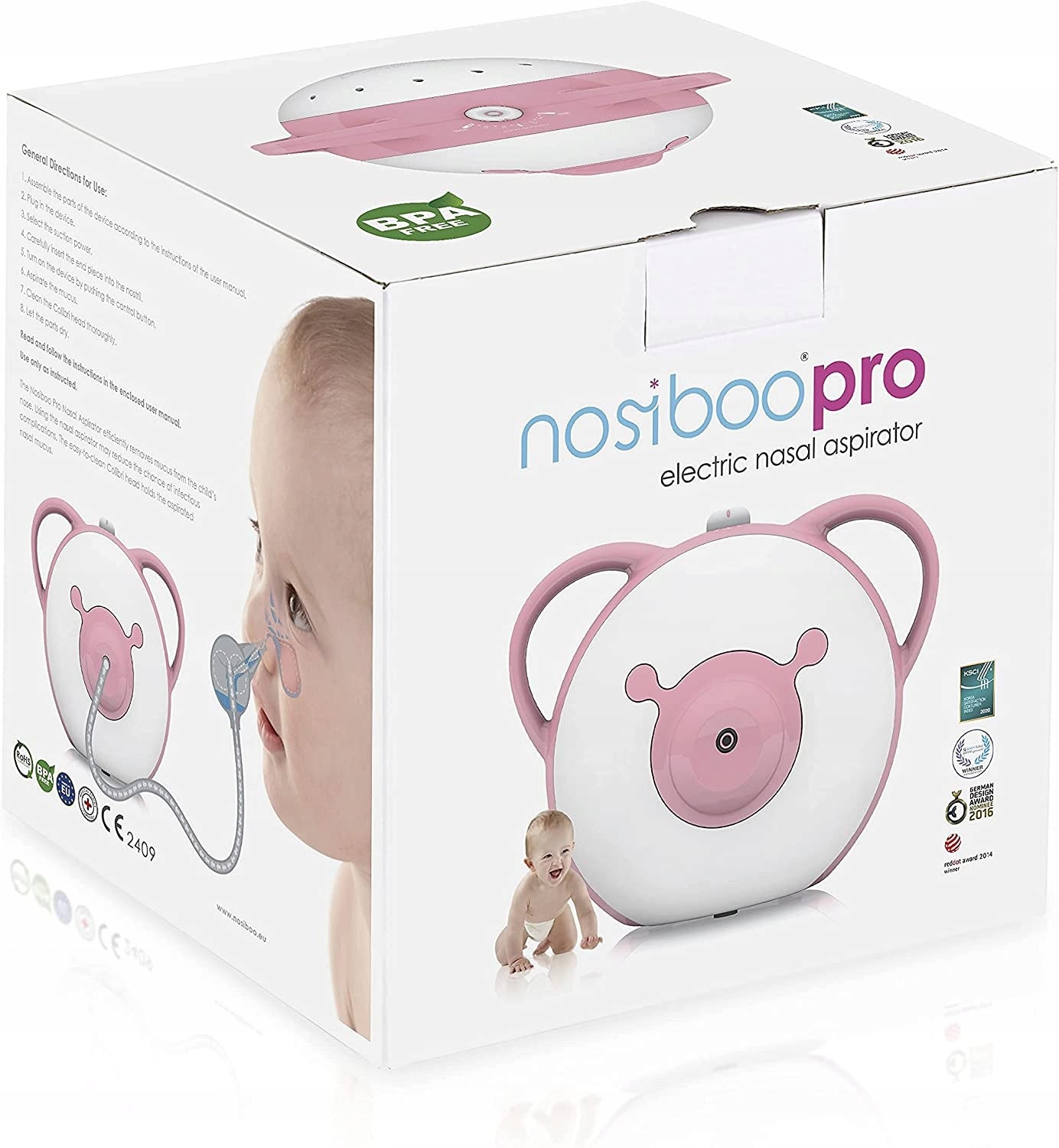 NOSIBOO PRO elektryczny aspirator do nosa