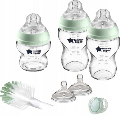 TOMMEE TIPPEE zestaw startowy SZKLANE BUTELKI