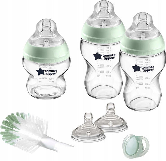 TOMMEE TIPPEE set di avvio BOTTIGLIE DI VETRO