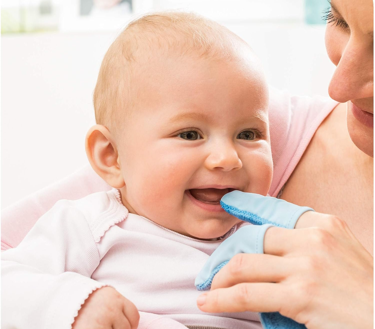 MAM Oral Care Rabbit βούρτσα στοματικής φροντίδας με μικροΐνες 0+