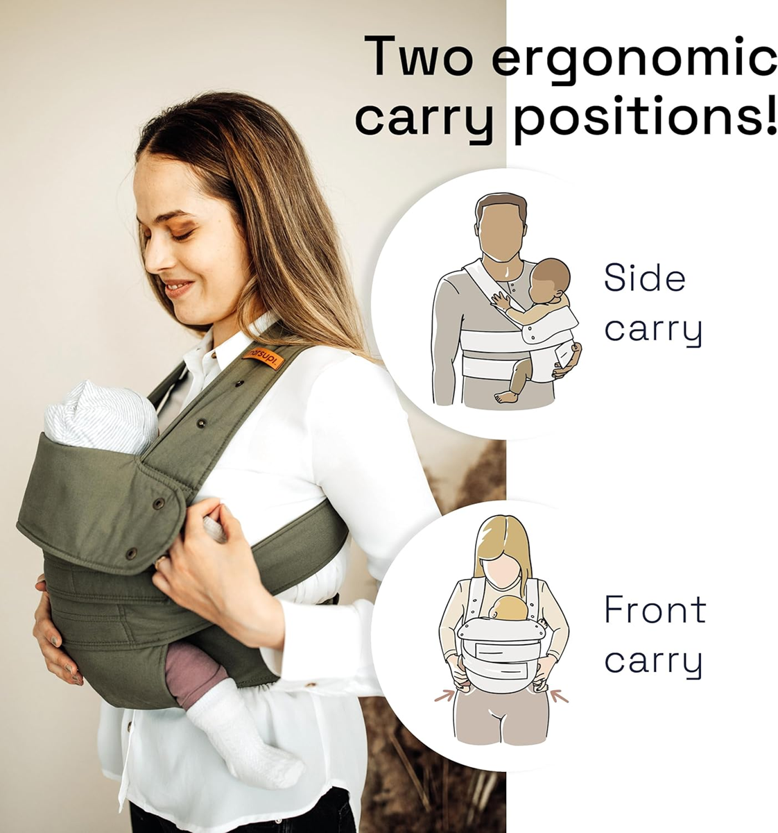 Μάρσιπος εργονομικός MARSUPI 2.0 S/M 3,5 - 15 kg