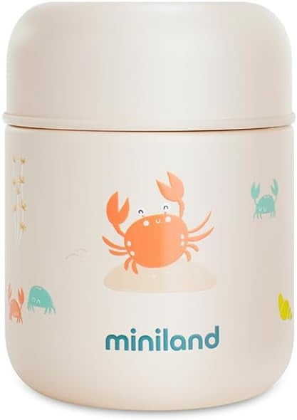 MINILAND Food Thermy Mini θερμός φαγητού από ανοξείδωτο ατσάλι 280 ml ΚΑΒΟΥΡΑΣ