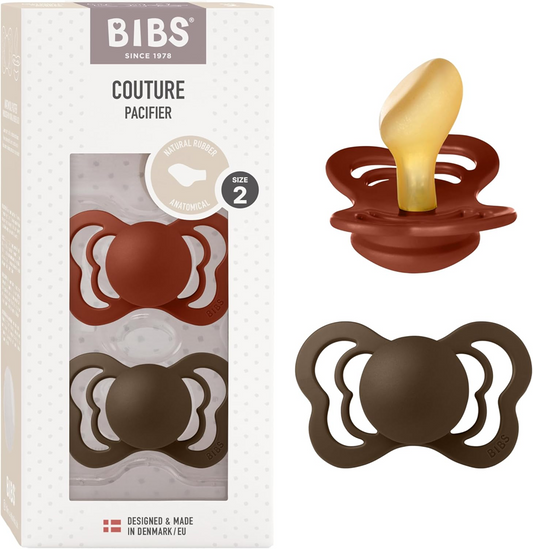 BIBS COUTURE dudlíky uklidňující kaučuk 6m+