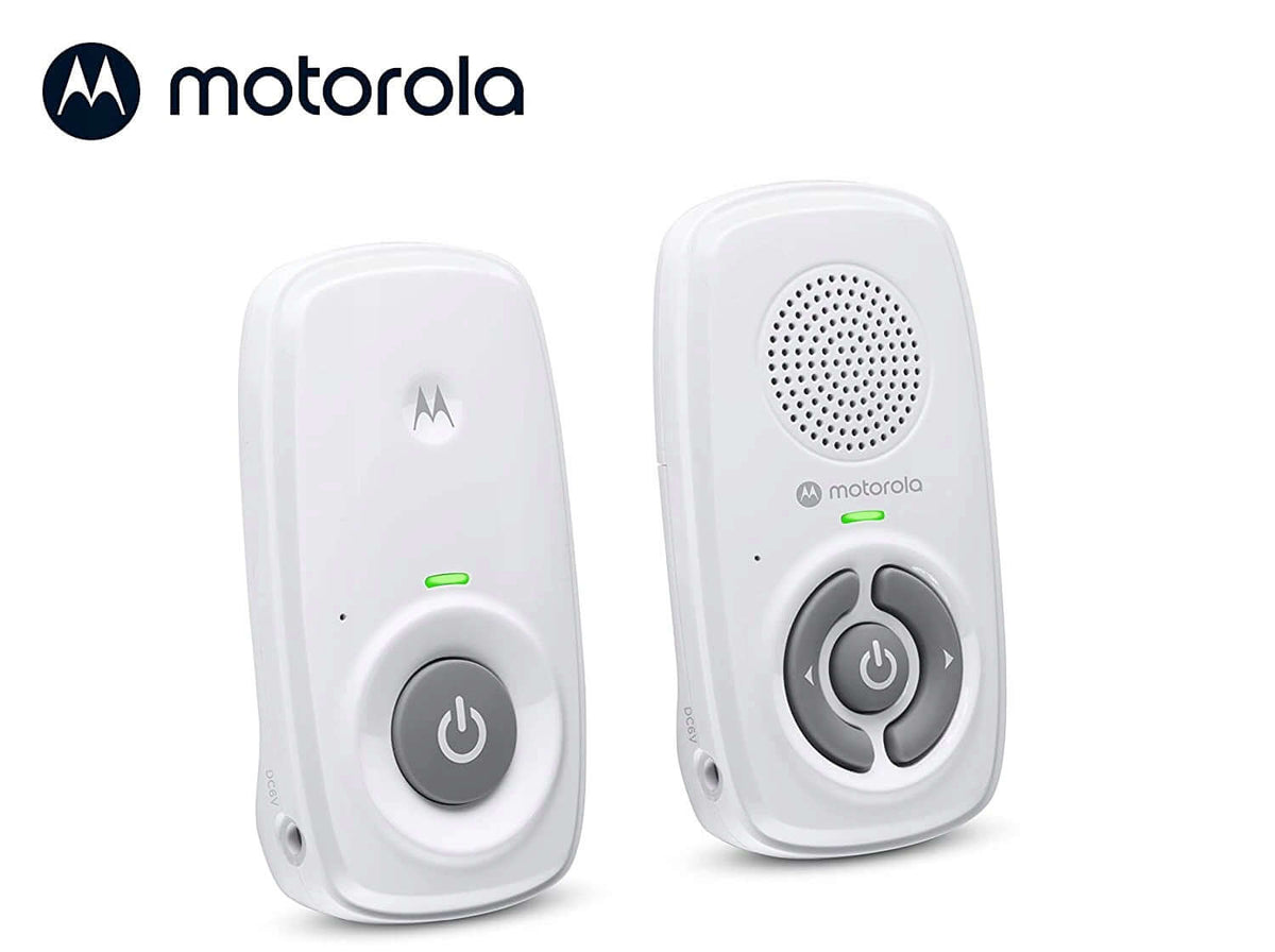 MOTOROLA MBP21 cyfrowa niania elektroniczna DECT 2 – biały zestaw audio z jednostką rodzica i dziecka