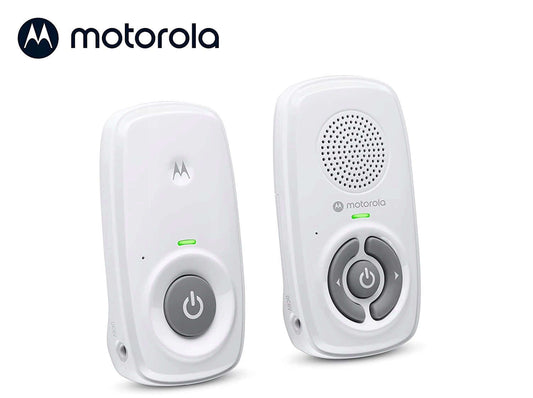 MOTOROLA MBP21 cyfrowa niania elektroniczna DECT 2 – biały zestaw audio z jednostką rodzica i dziecka