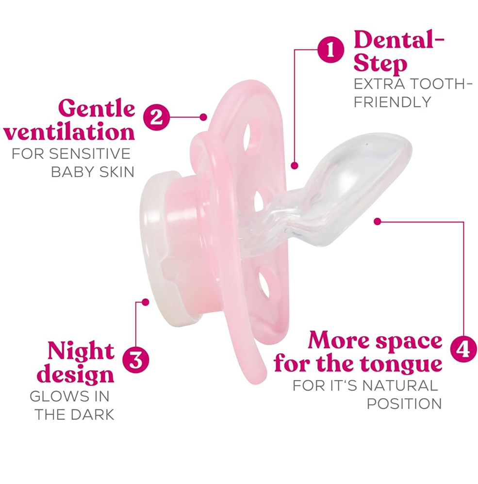 DENTISTAR πιπίλα σιλικόνης 3 τεμάχια 14 μηνών+