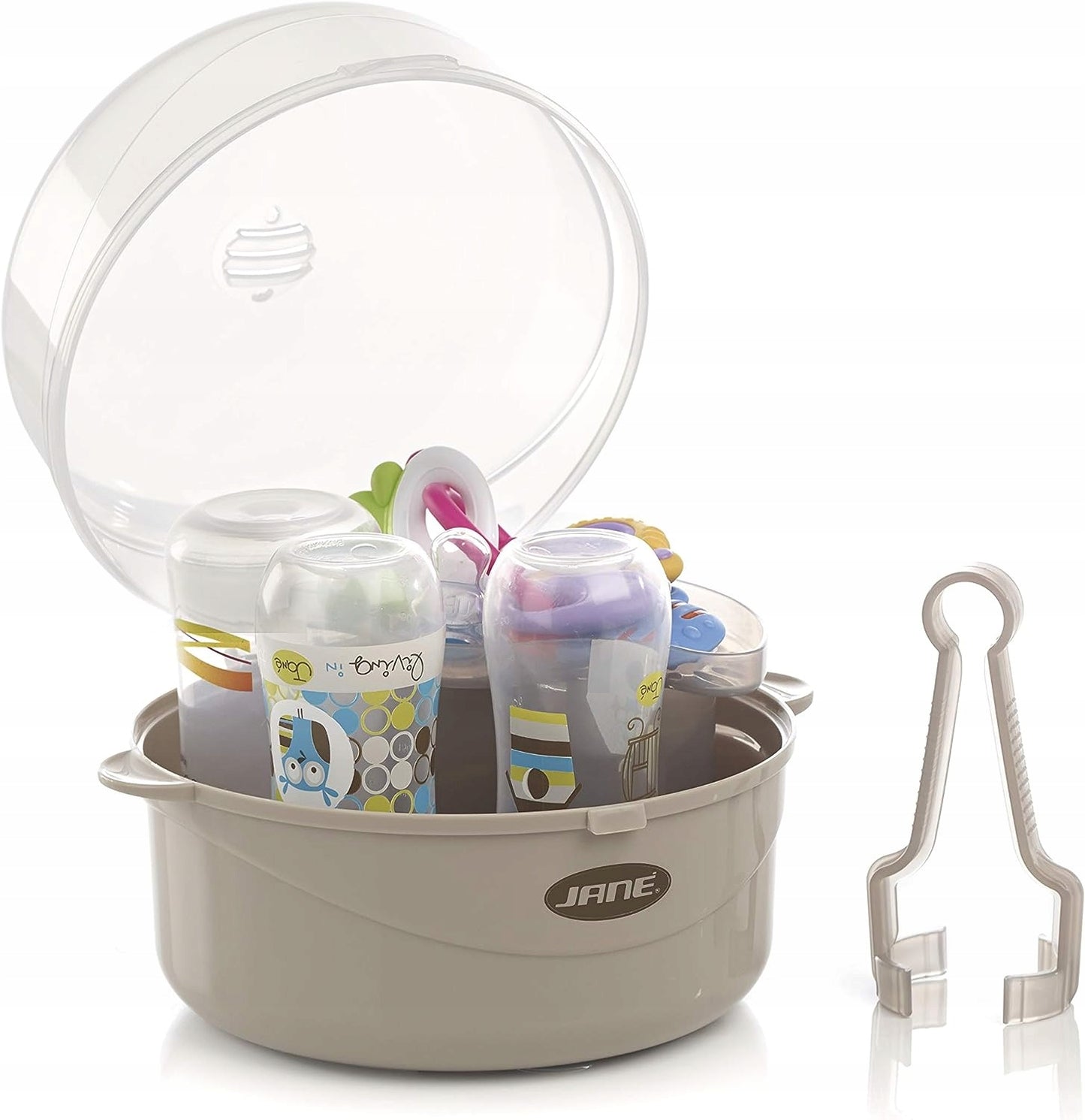 JANE Maternity sterilizator pentru cuptorul cu microunde + clești