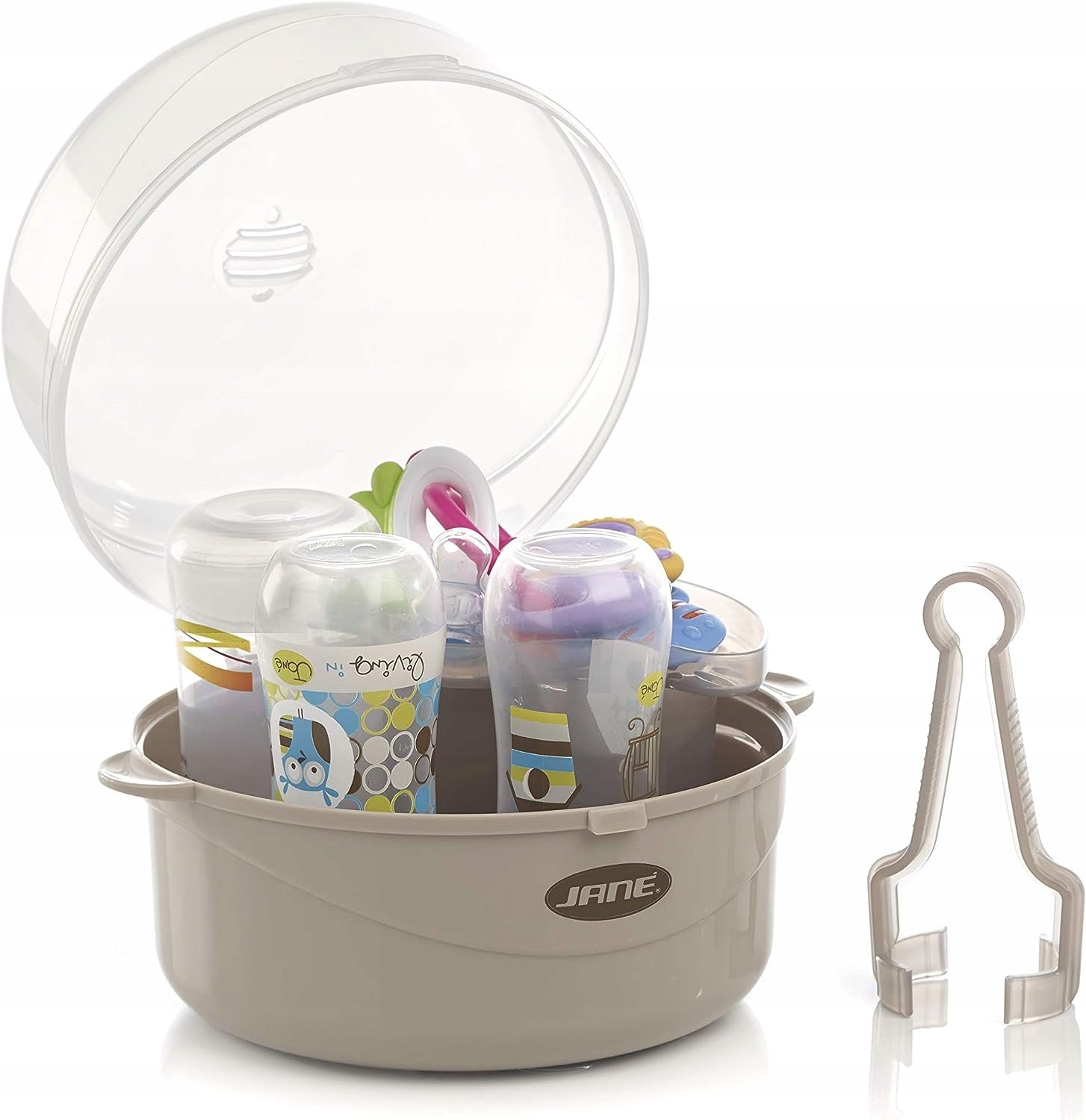 JANE Maternity sterilizator pentru cuptorul cu microunde + clești