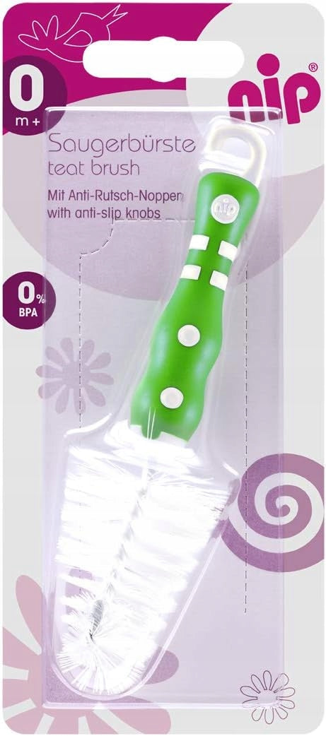 Perie NIP pentru curățarea suzetelor, biberoanelor și accesoriilor 14 cm