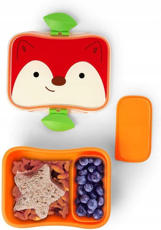 SKIP HOP Zoo Lunch Kit - Αλεπού φαγητοδοχείο + δοχείο σνακ 700 ml
