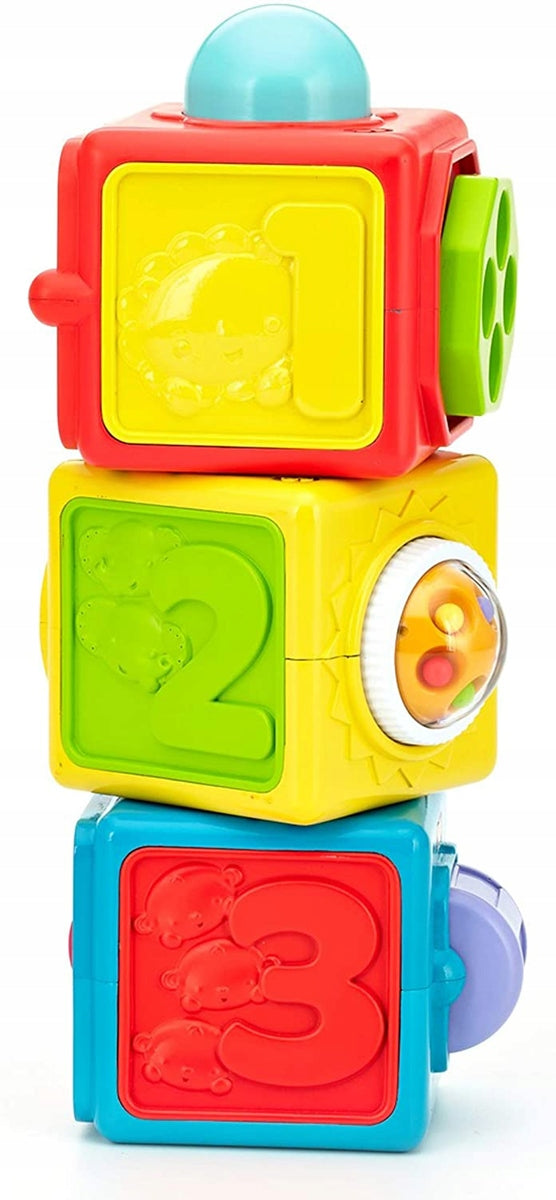 FISHER-PRICE DHW15 Διαδραστικά τουβλάκια με ζωάκια 6μ+
