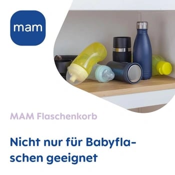 MAM Flaschenkorb biały koszyk do przechowywania butelek